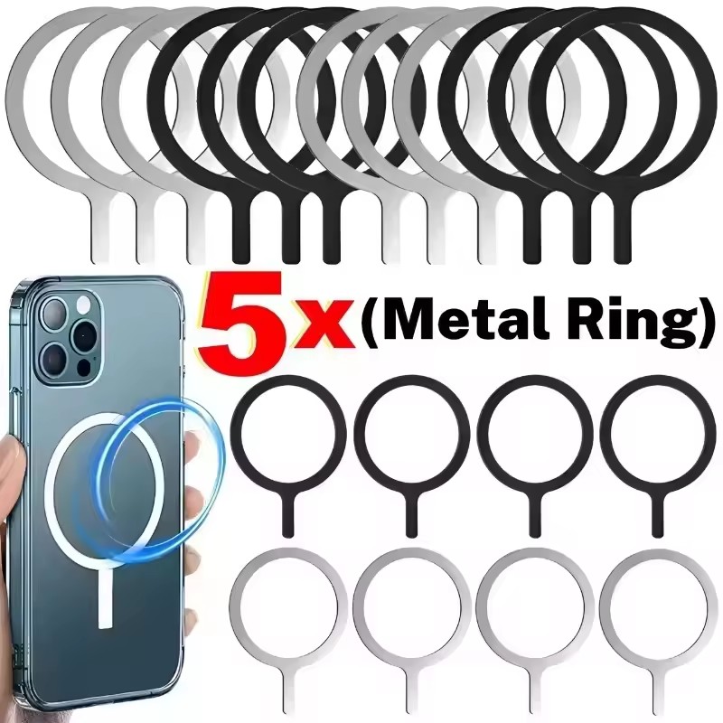 Car Phone Holder - Anillo de Acero Inoxidable Universal con