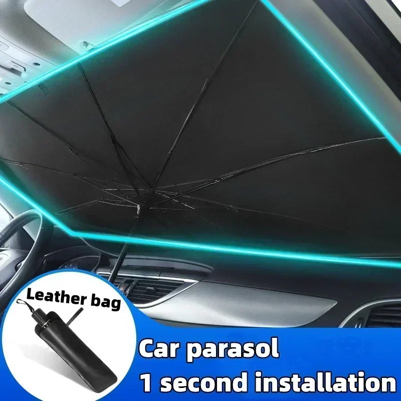 Windshield Sun Shade - Parasol Plegable para Parabrisas de Coche,