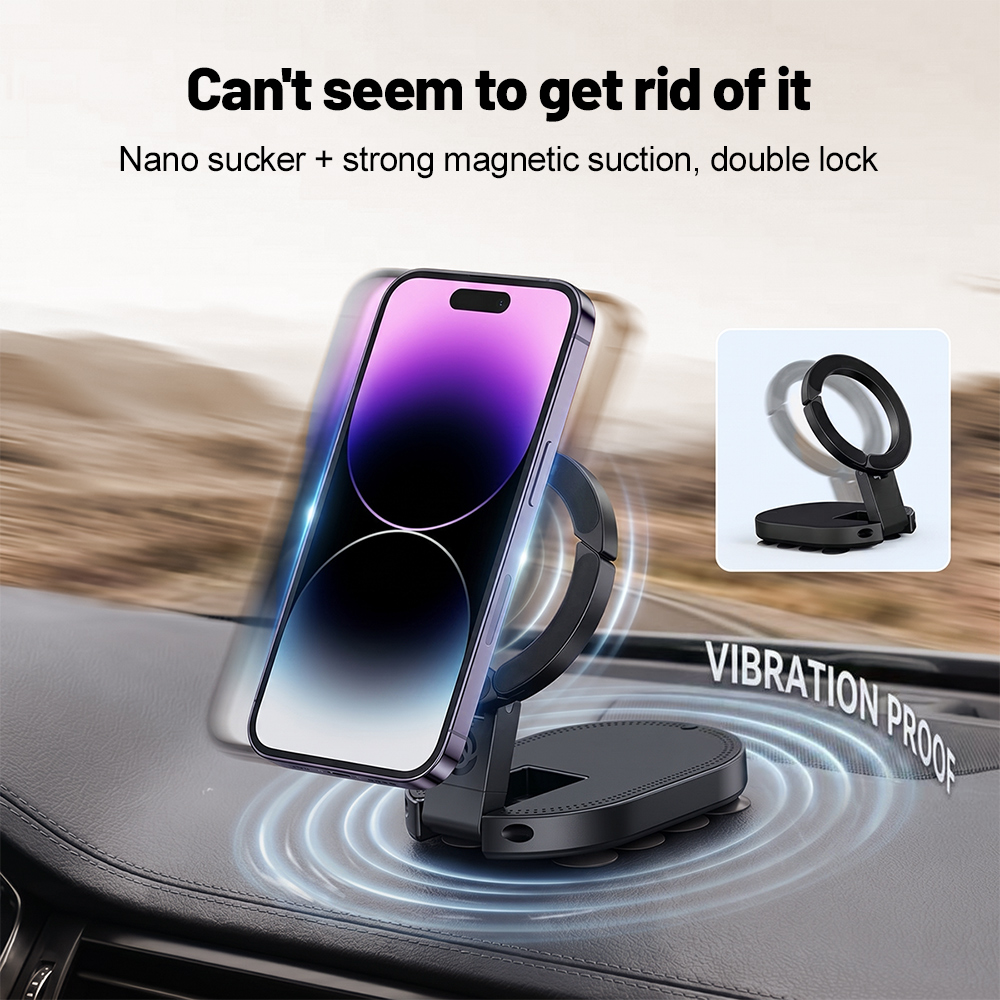Car Cable Organizer - 360 ° Soporte magnético para teléfono