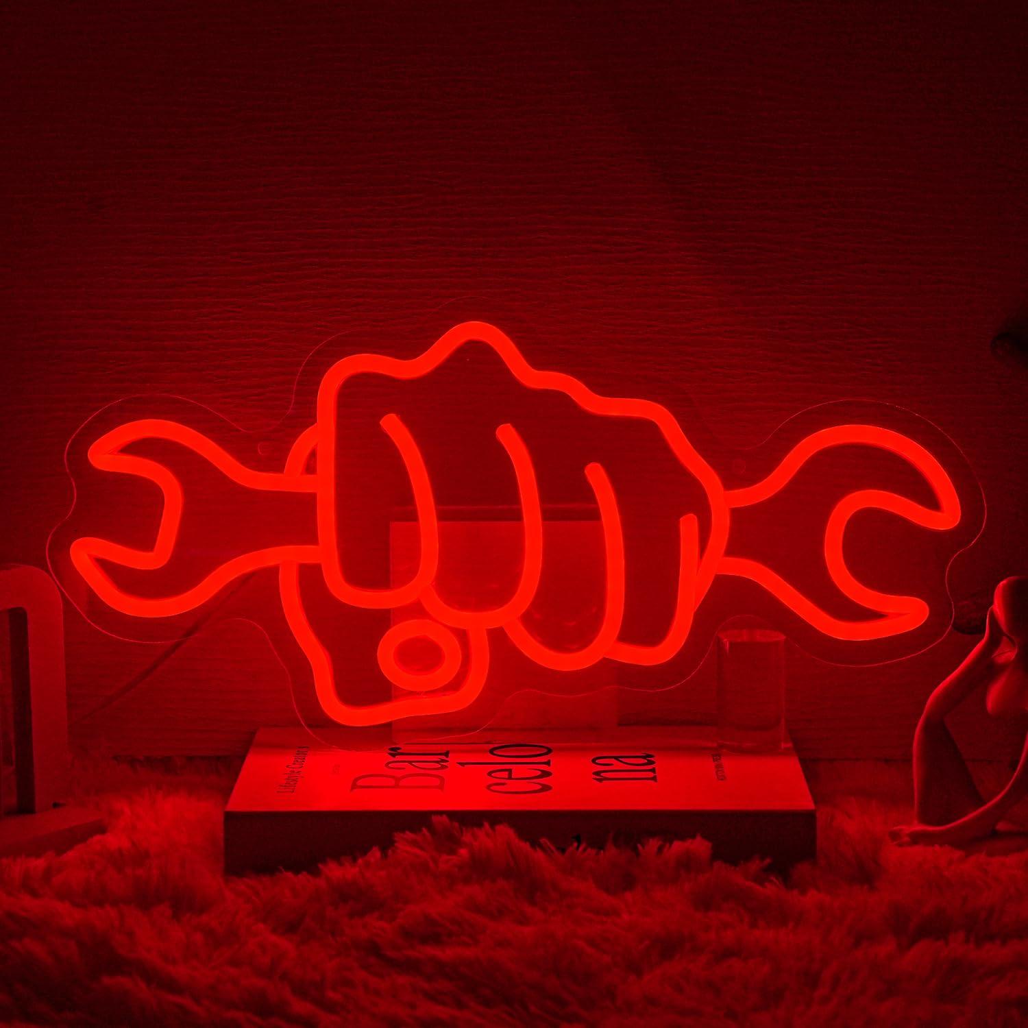 Car Led Light - Letrero de neón con forma de