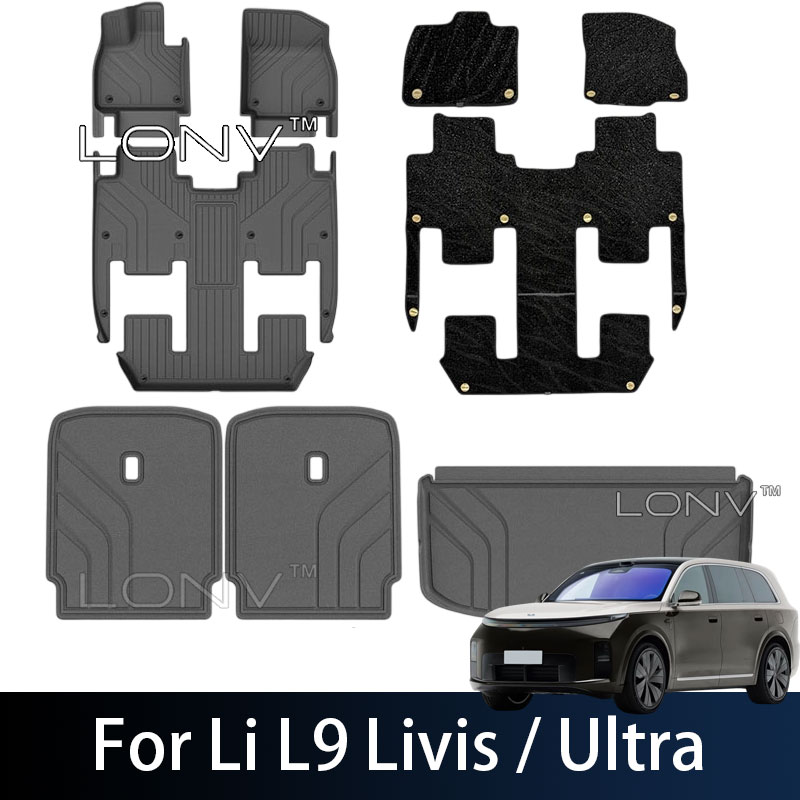Car Floor Mat - Para Li L9 Livis / Ultra