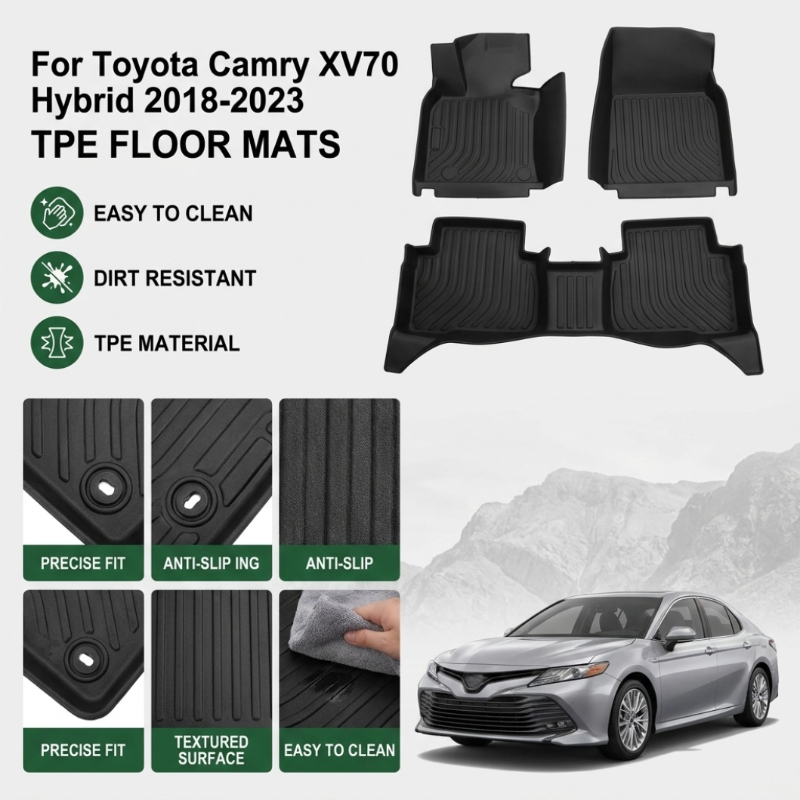 Car Floor Mat - Alfombrillas de TPE para Toyota Camry
