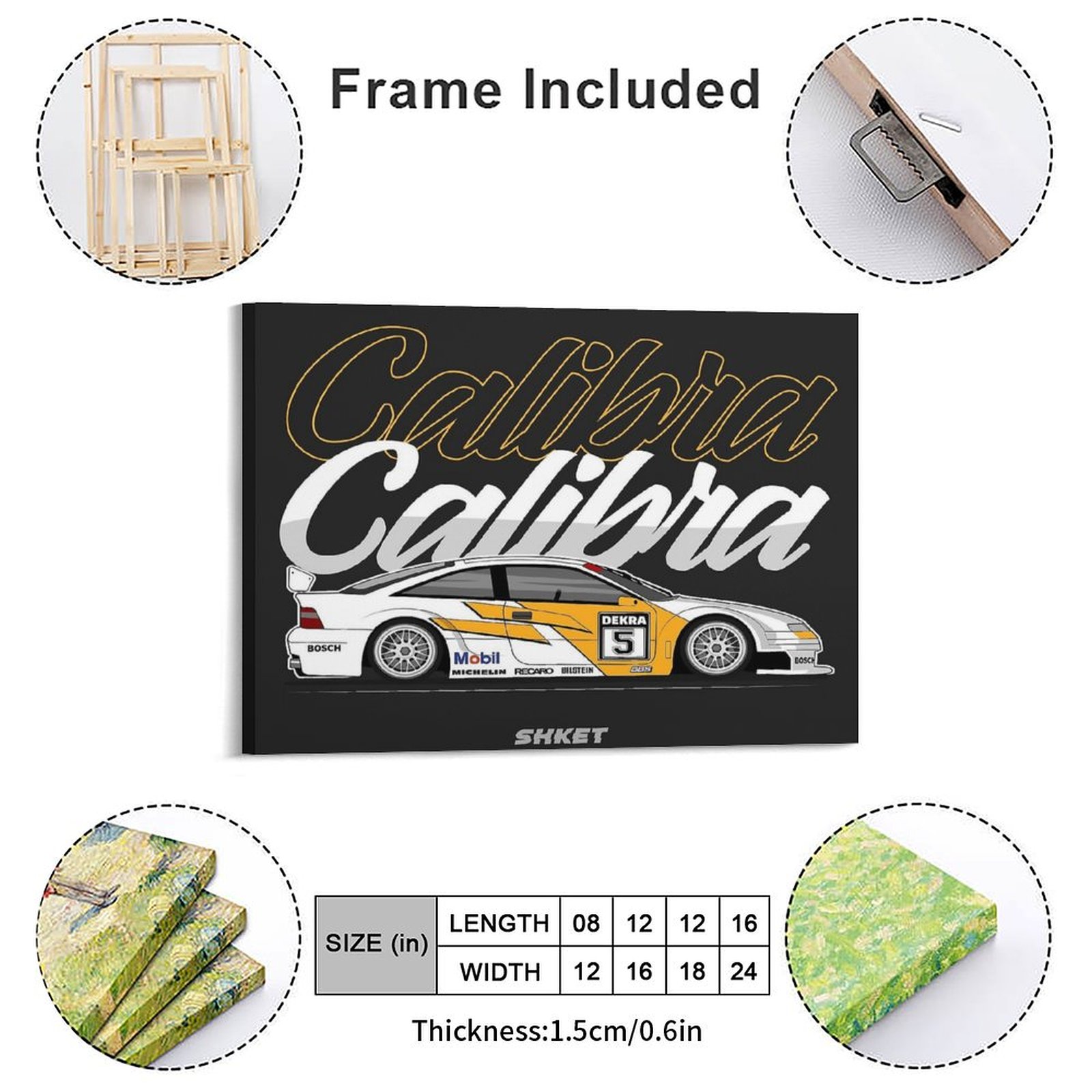Opel Calibra Dtm-pintura en li - Car Mirror reseña y precio