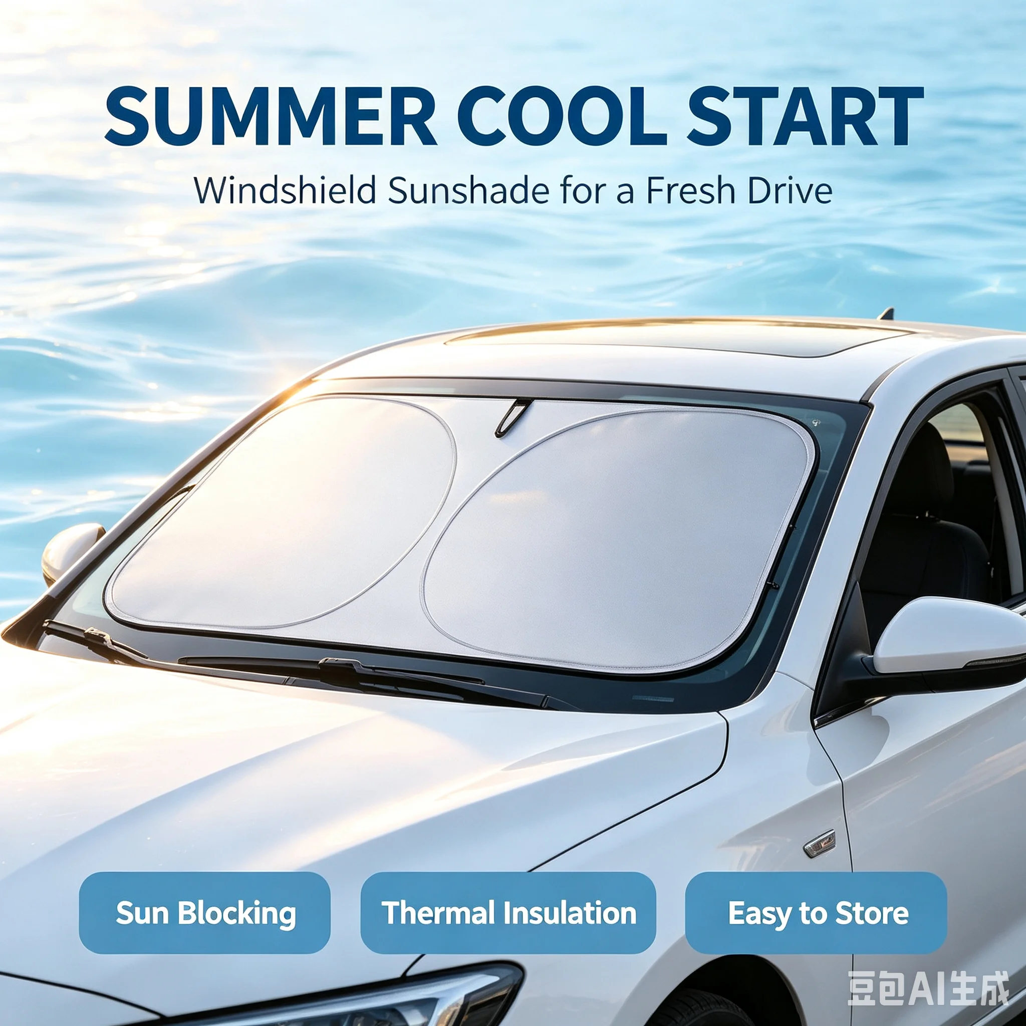 Parasol Plegable para Parabris - Windshield Sun Shade reseña y precio