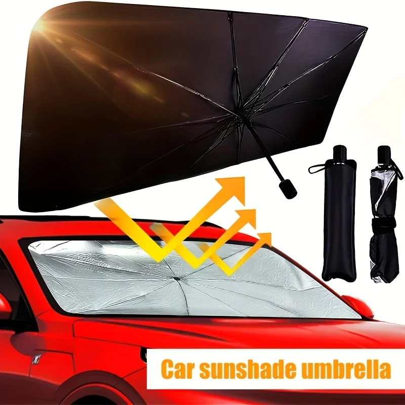 Protector Solar para Auto, Par - Windshield Sun Shade reseña y precio