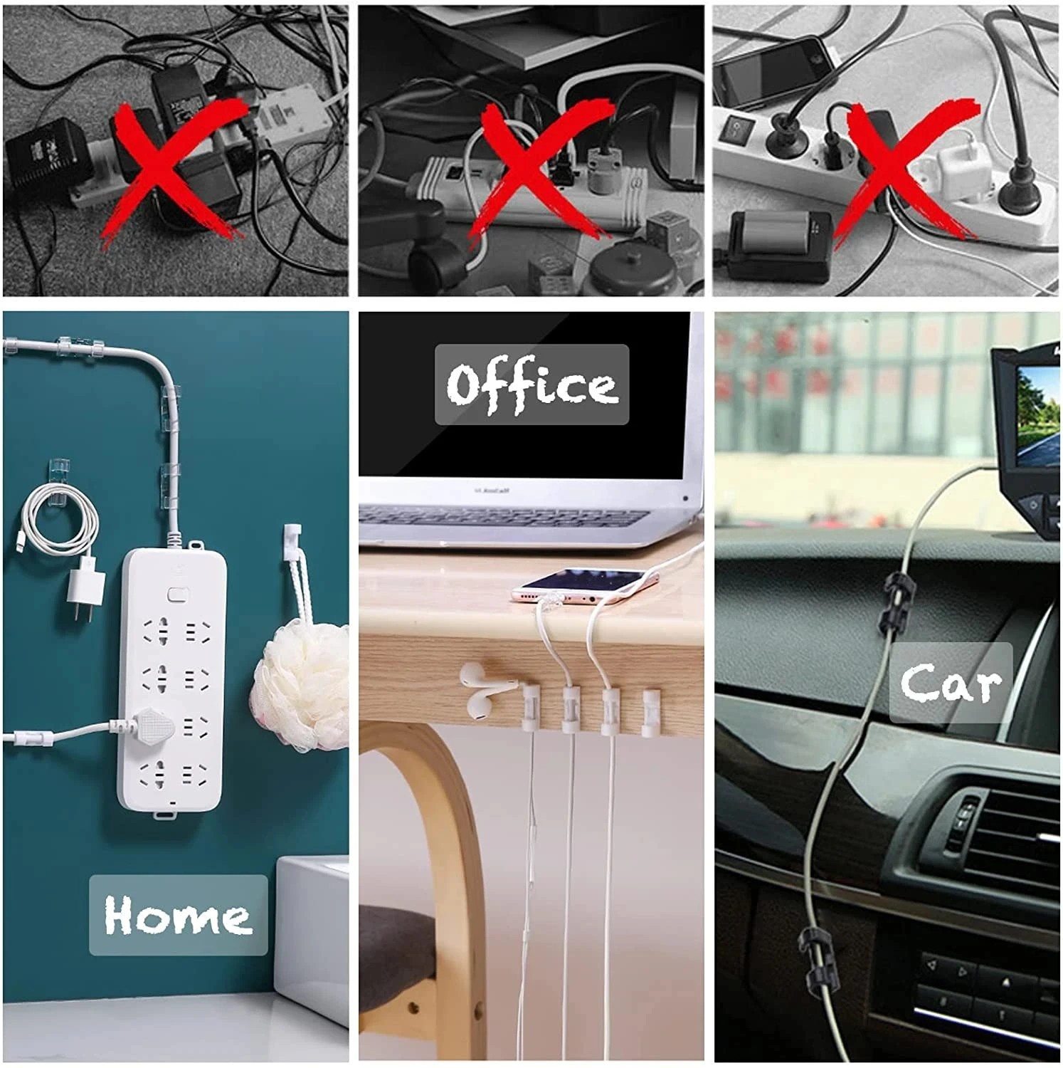 Organizador de clips para cabl - Car Cable Organizer reseña y precio