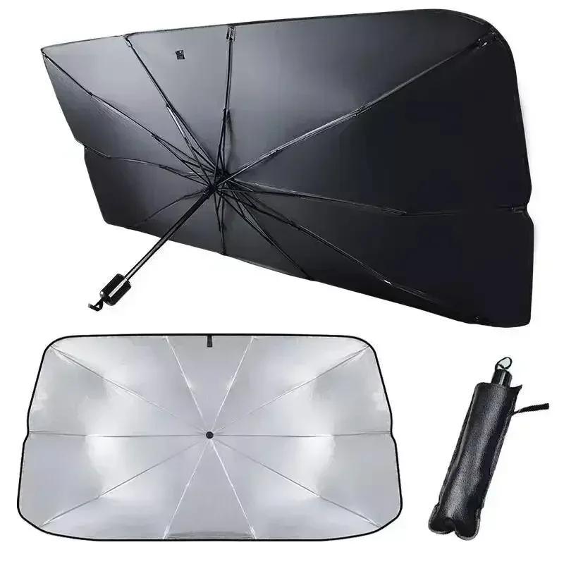 Protector Solar para Auto, Par - Windshield Sun Shade reseña y precio