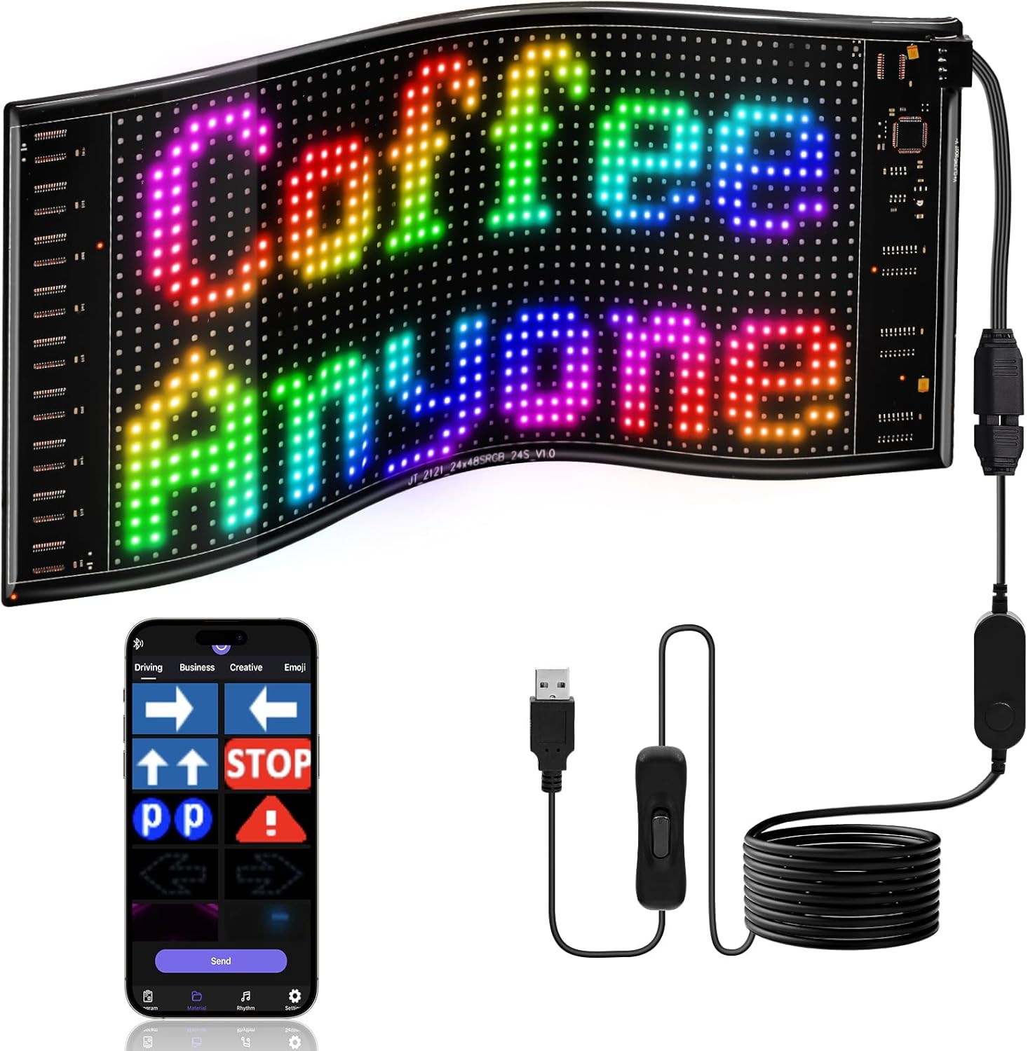 Panel LED de píxeles de matriz - Car Led Light reseña y precio
