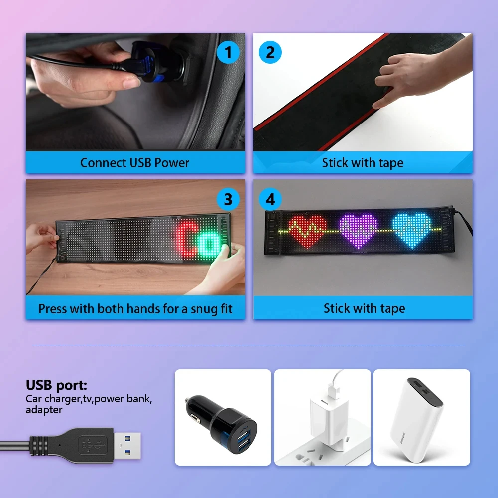 Panel LED de píxeles de matriz - Car Led Light reseña y precio