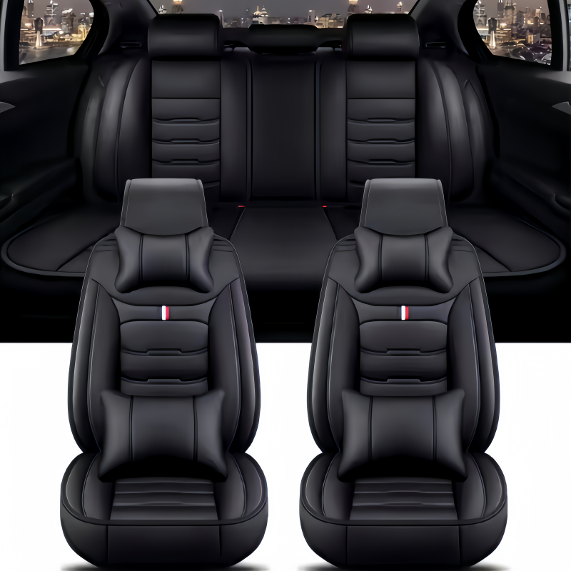 Fundas de asiento de cuero Pu, - Car Seat Cover reseña y precio