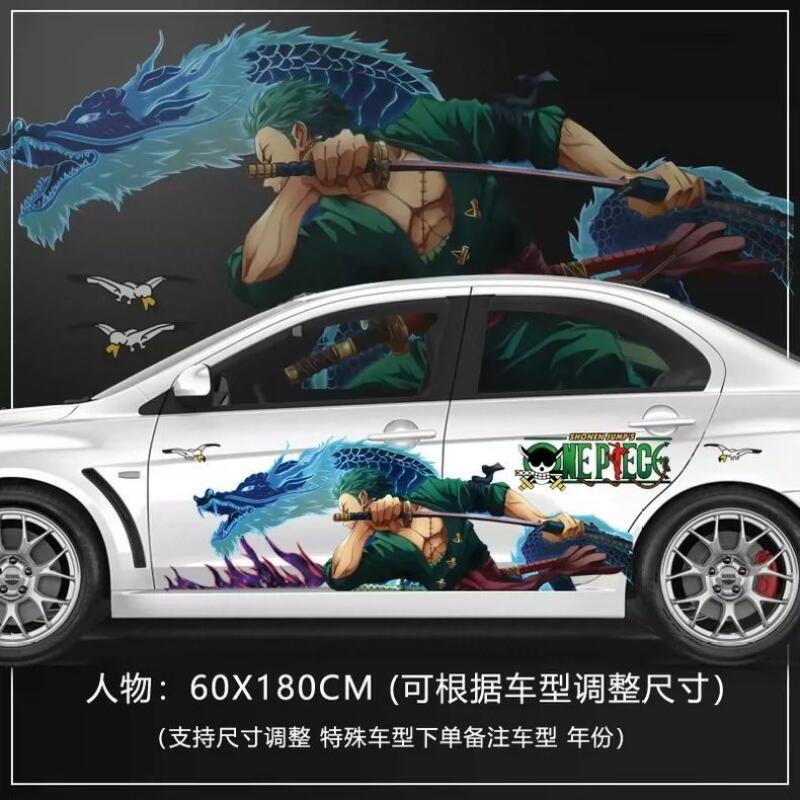 Pegatina de One Piece para dec - Car Accessories Japanese reseña y precio